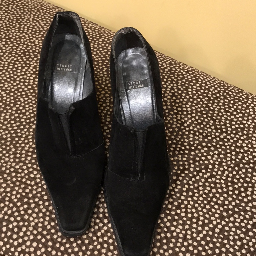 Stuart Weitzman Block Heels Ankle Booties - image 2